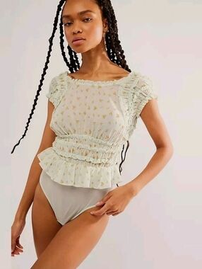 NWT Free People Intimately Feel Good Bodysuit X-small